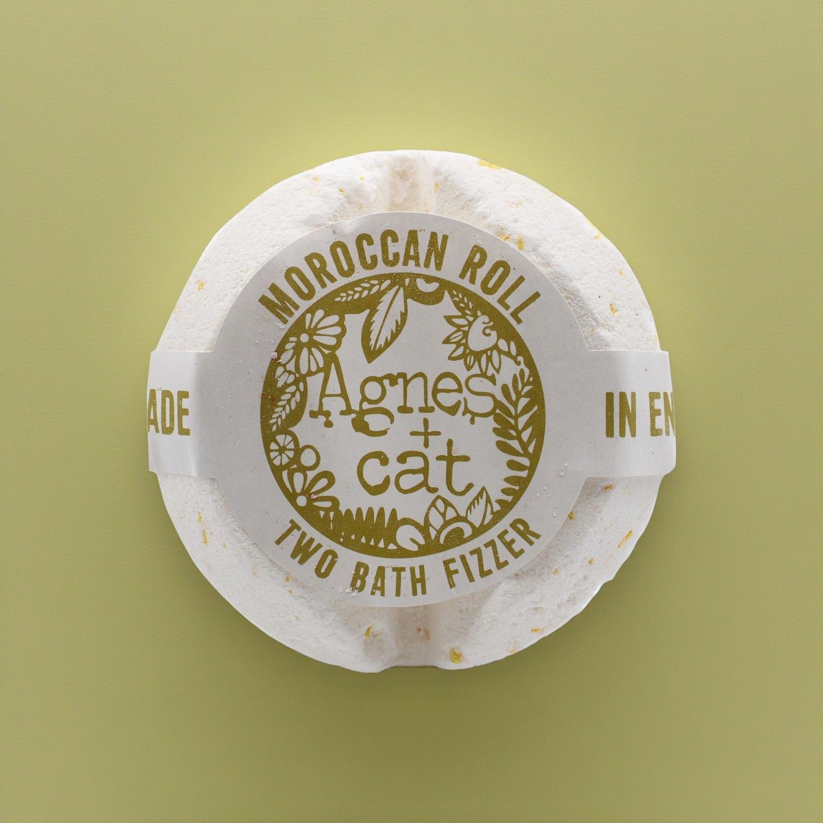 Agnes + Cat Bath Fizzer - Moroccan Roll – detail view