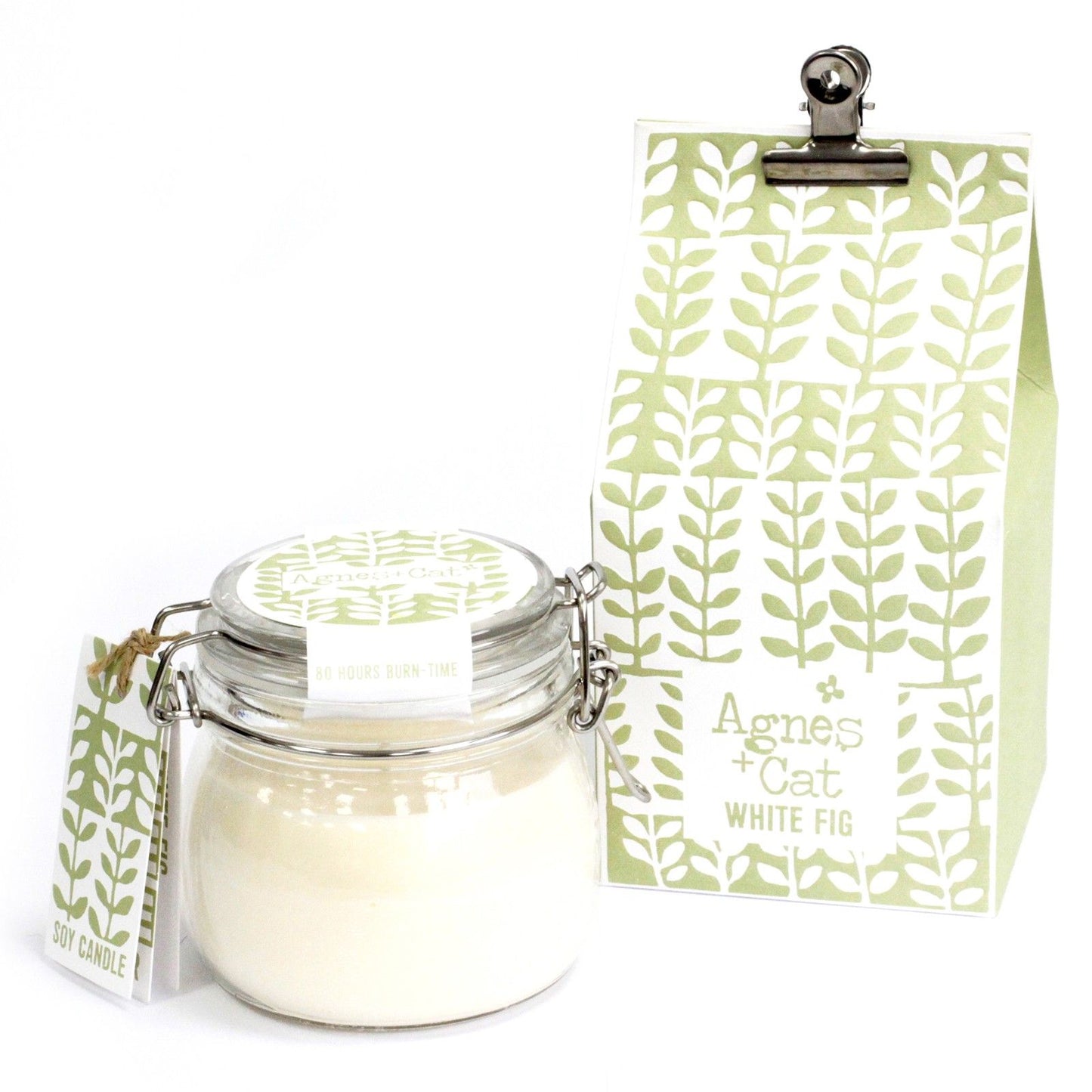 Agnes + Cat Kilner Jar Candle - White Fig | Auro & Co
