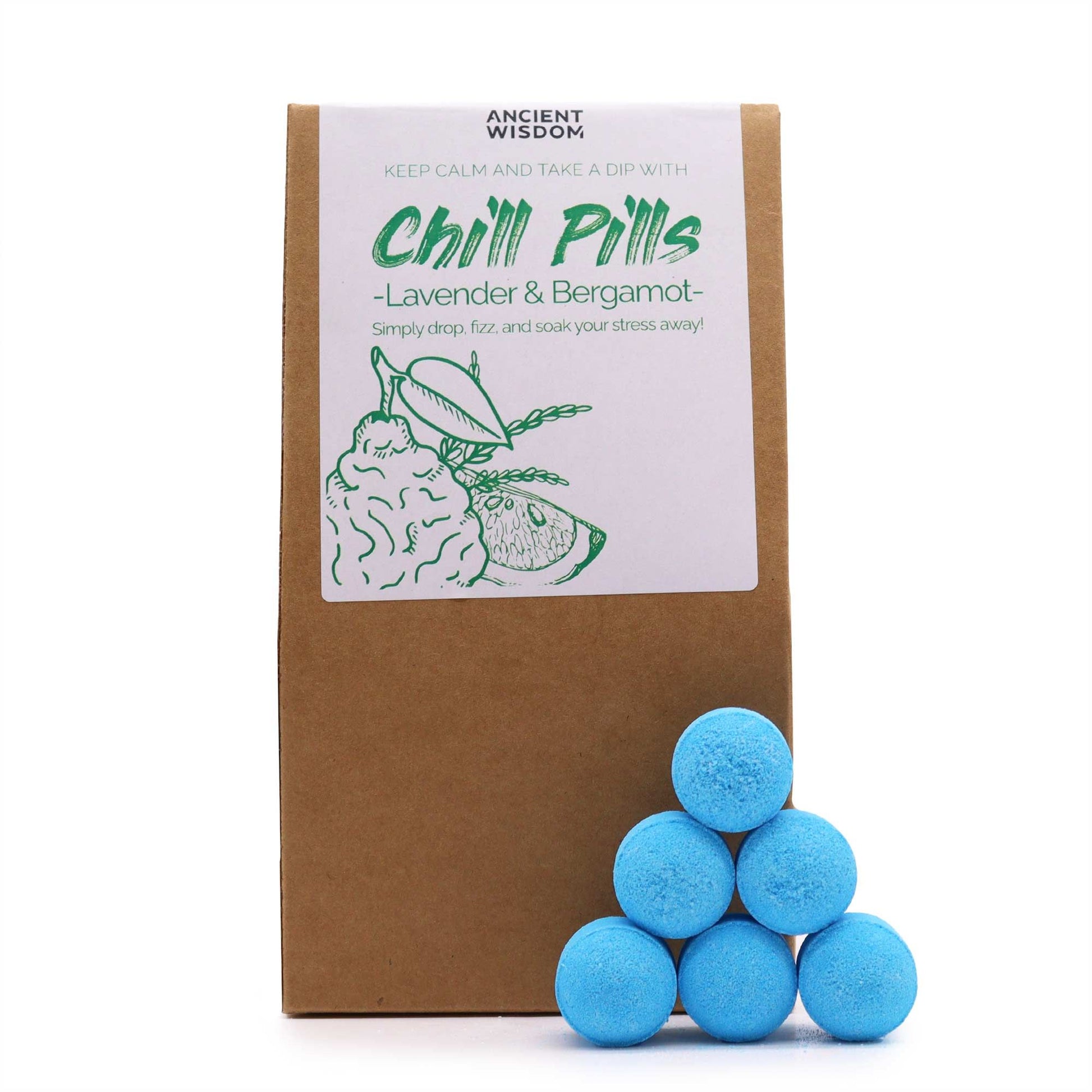 Chill Pills Gift Pack 350g - Lavender & Bergamot | Auro & Co