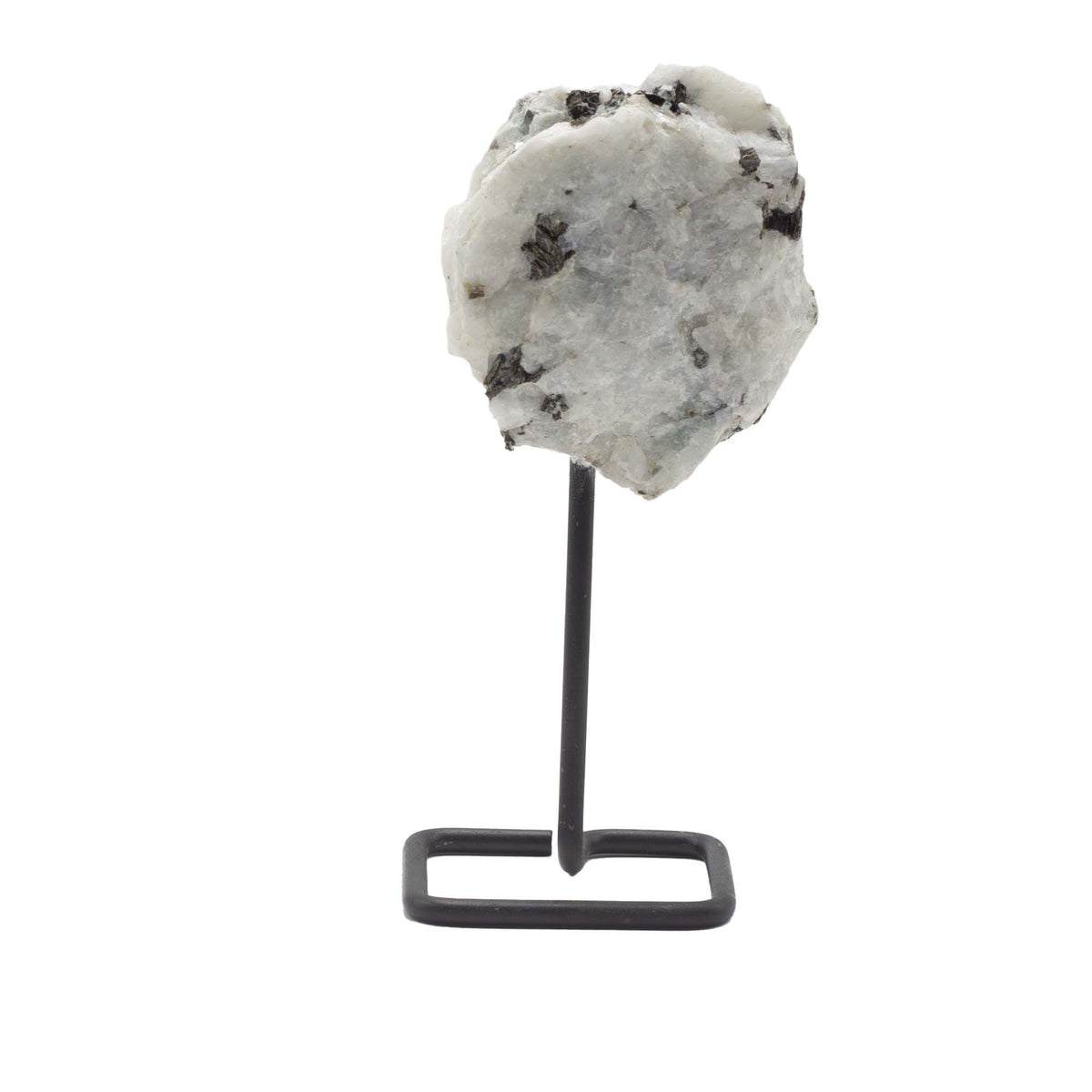 Rainbow Moonstone Mineral Specimen on Stand
