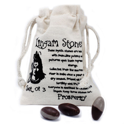 One Inch Lingam - 3 Stones – lifestyle shot
