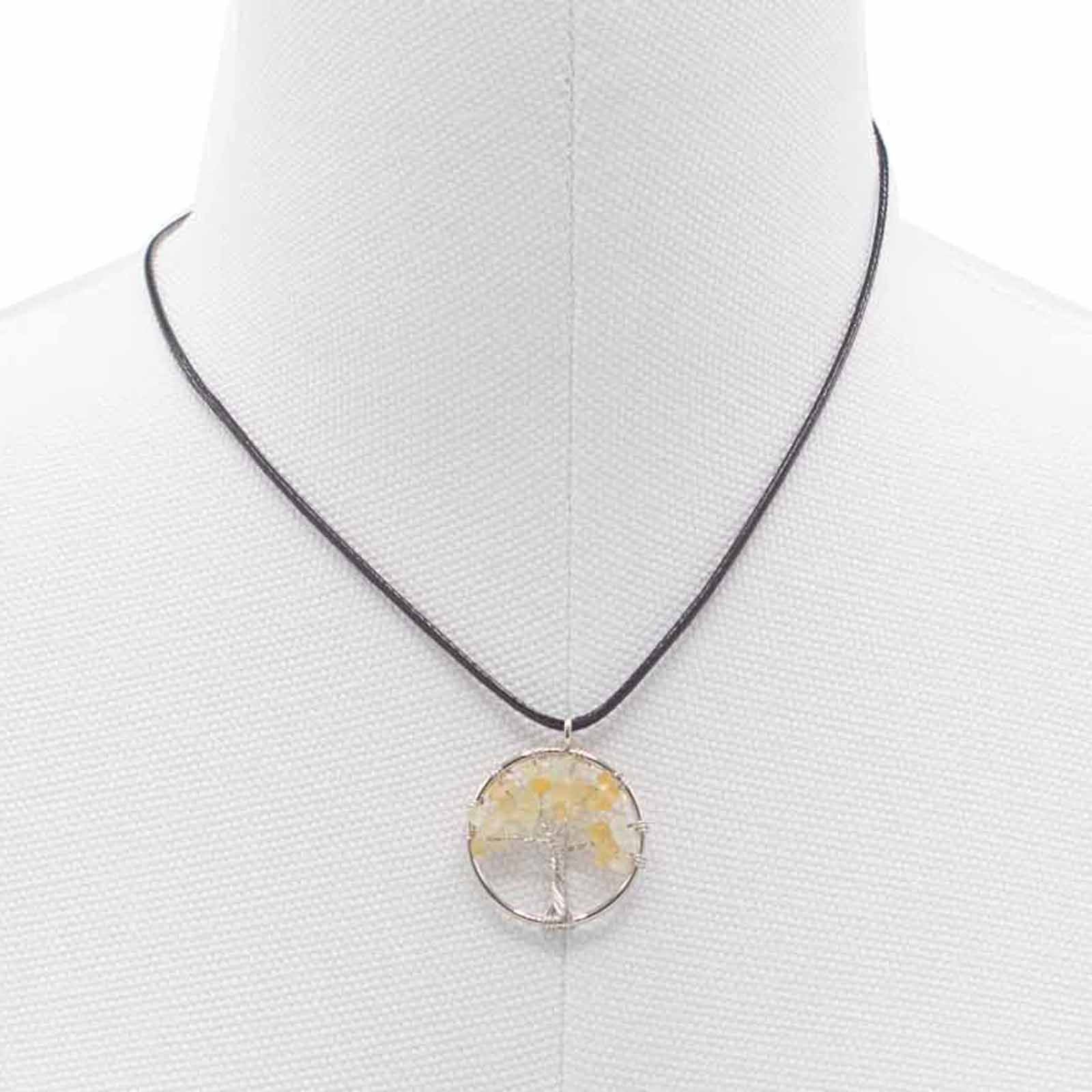 Tree of Life Pendant - Carnelian – lifestyle shot