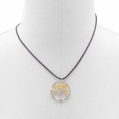 Tree of Life Pendant - Carnelian – lifestyle shot