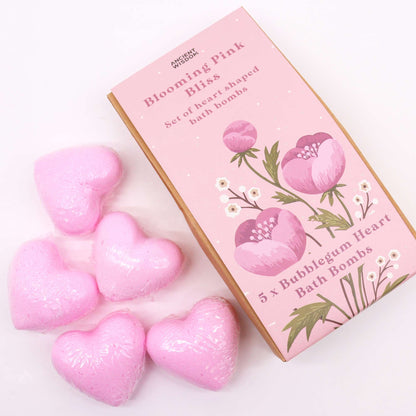 Blooming Pink Bliss Bath Heart Gift Set – packaging