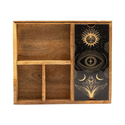 Four Section Tarot Box with Card Holder – lifestyle shot