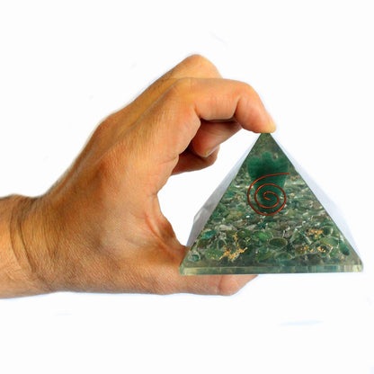 Lrg Orgonite Pyramid 70mm - Angel – lifestyle shot