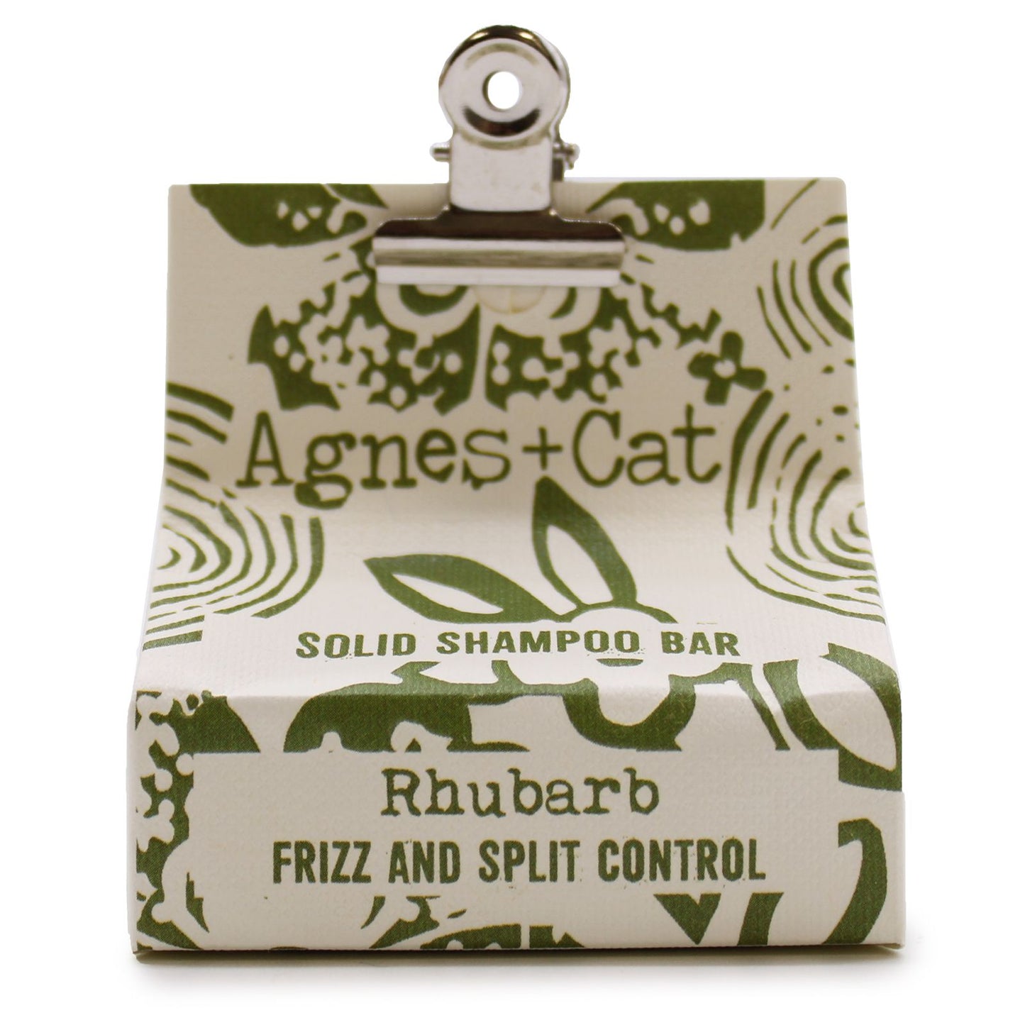Agnes + Cat Rhubarb Solid Shampoo – detail view
