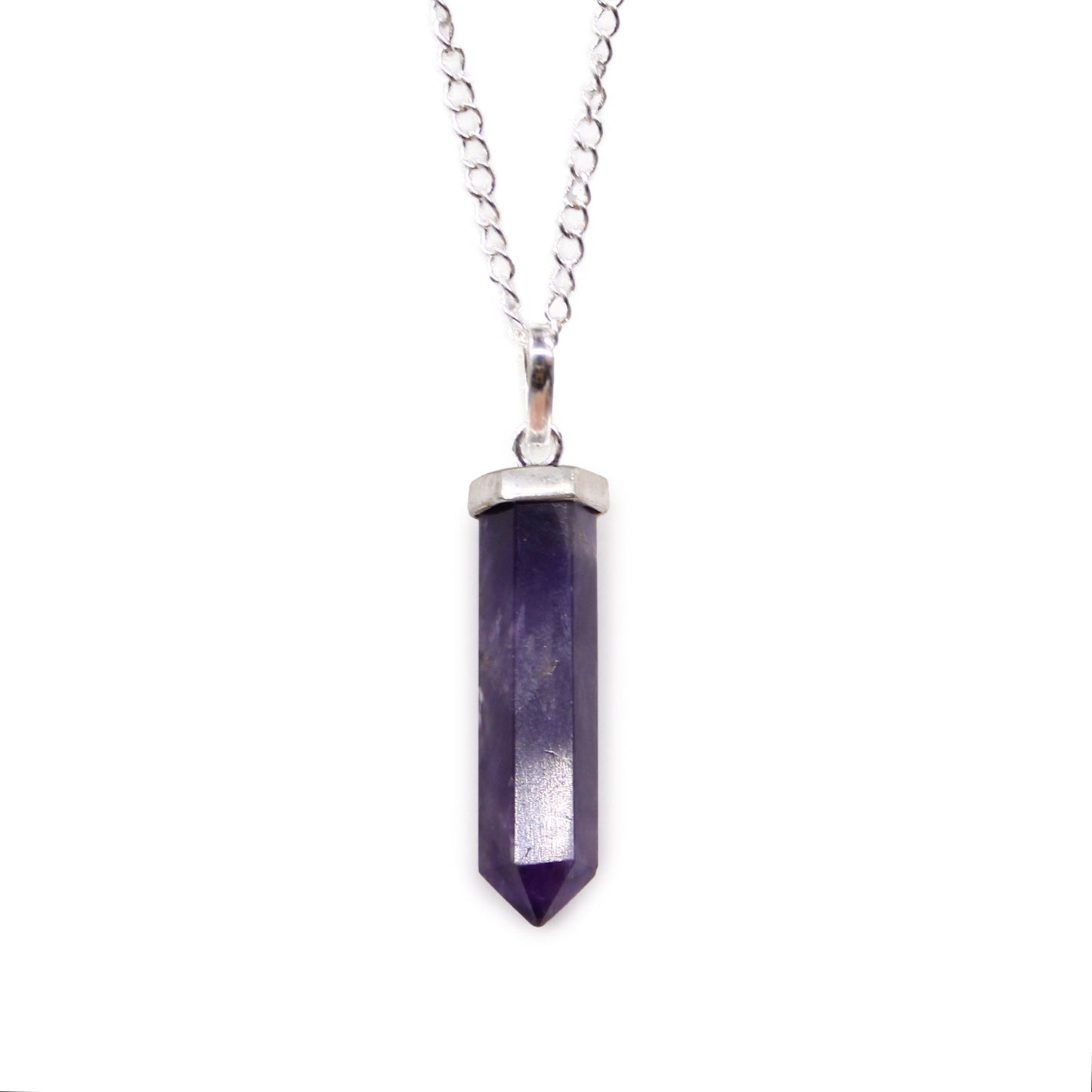 Gemstone Classic Point Pendant - Amethyst | Auro & Co