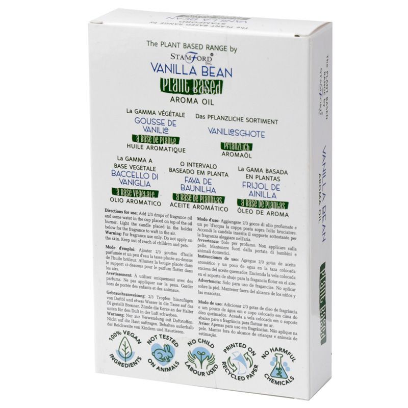 Vanilla Bean Plant Based Aroma Oil, 10ml