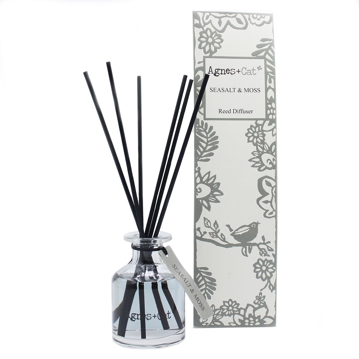 140ml Reed Diffuser - Seasalt and Moss – packaging