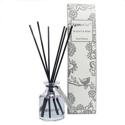 140ml Reed Diffuser - Seasalt and Moss – packaging