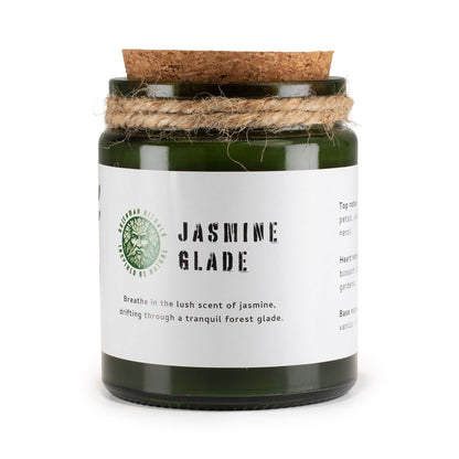 Greenman Woodwick Soy Candle - Jasmine Glade | Auro & Co