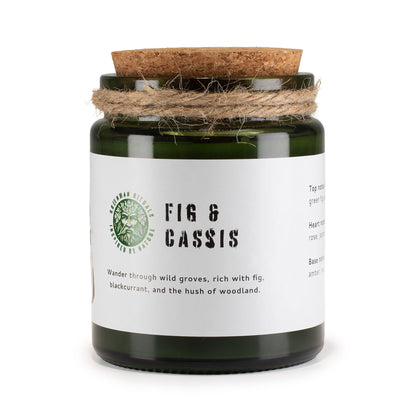 Greenman Woodwick Soy Candle - Fig & Cassis | Auro & Co