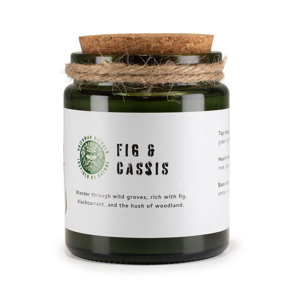 Greenman Woodwick Soy Candle - Fig & Cassis | Auro & Co