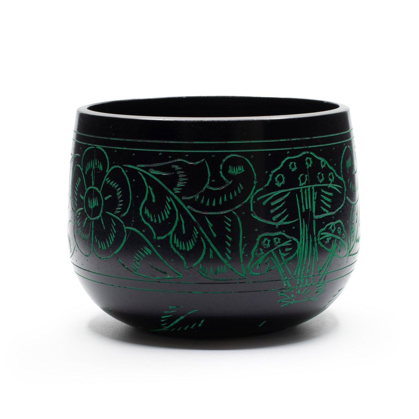 Cauldron Singing Bowl - Magic Mushroom - Green (15cm) | Auro & Co