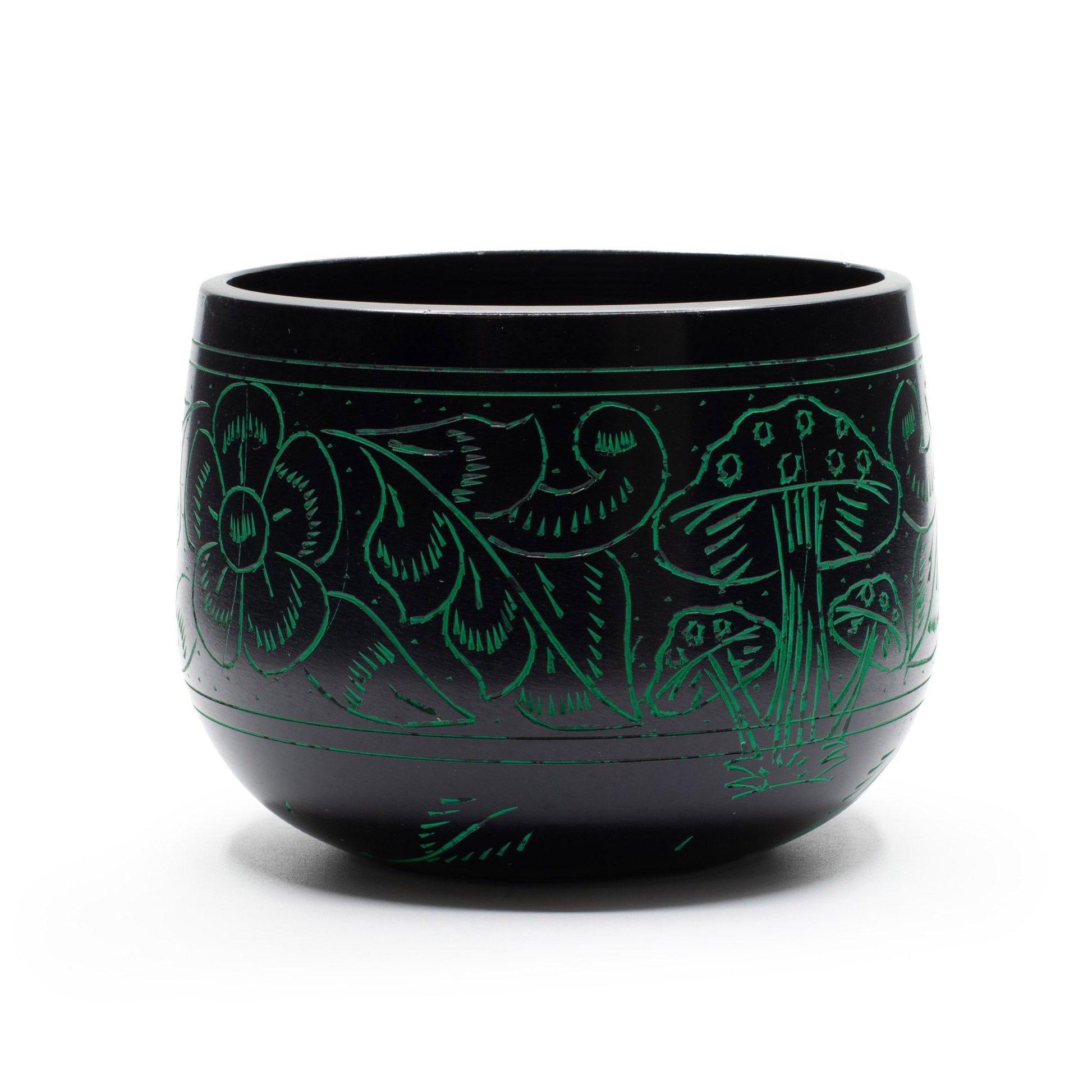 Cauldron Singing Bowl - Magic Mushroom - Green (15cm) | Auro & Co
