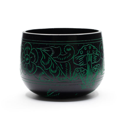 Cauldron Singing Bowl - Magic Mushroom - Green (15cm) | Auro & Co