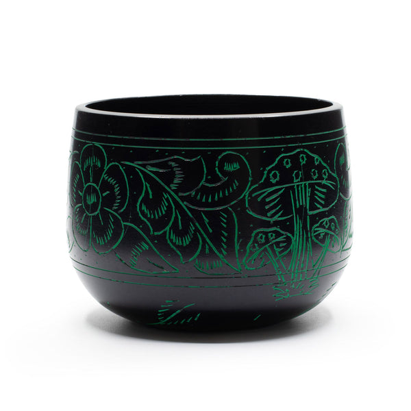Cauldron Singing Bowl - Magic Mushroom - Green (15cm) | Auro & Co