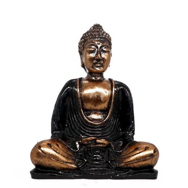 Black & Gold Sitting Buddha | Auro & Co