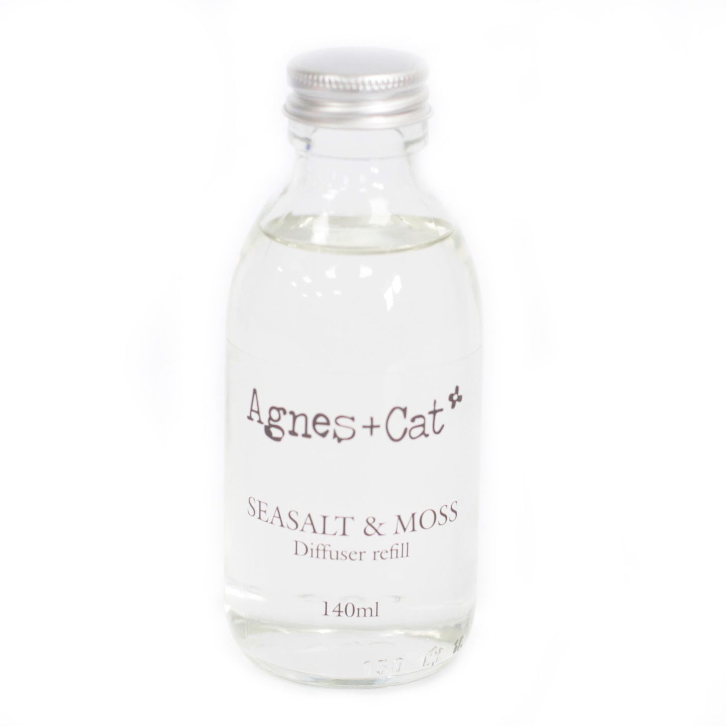 Agnes + Cat Reed Diffuser Refill - Seasalt and Moss 150ml – packaging