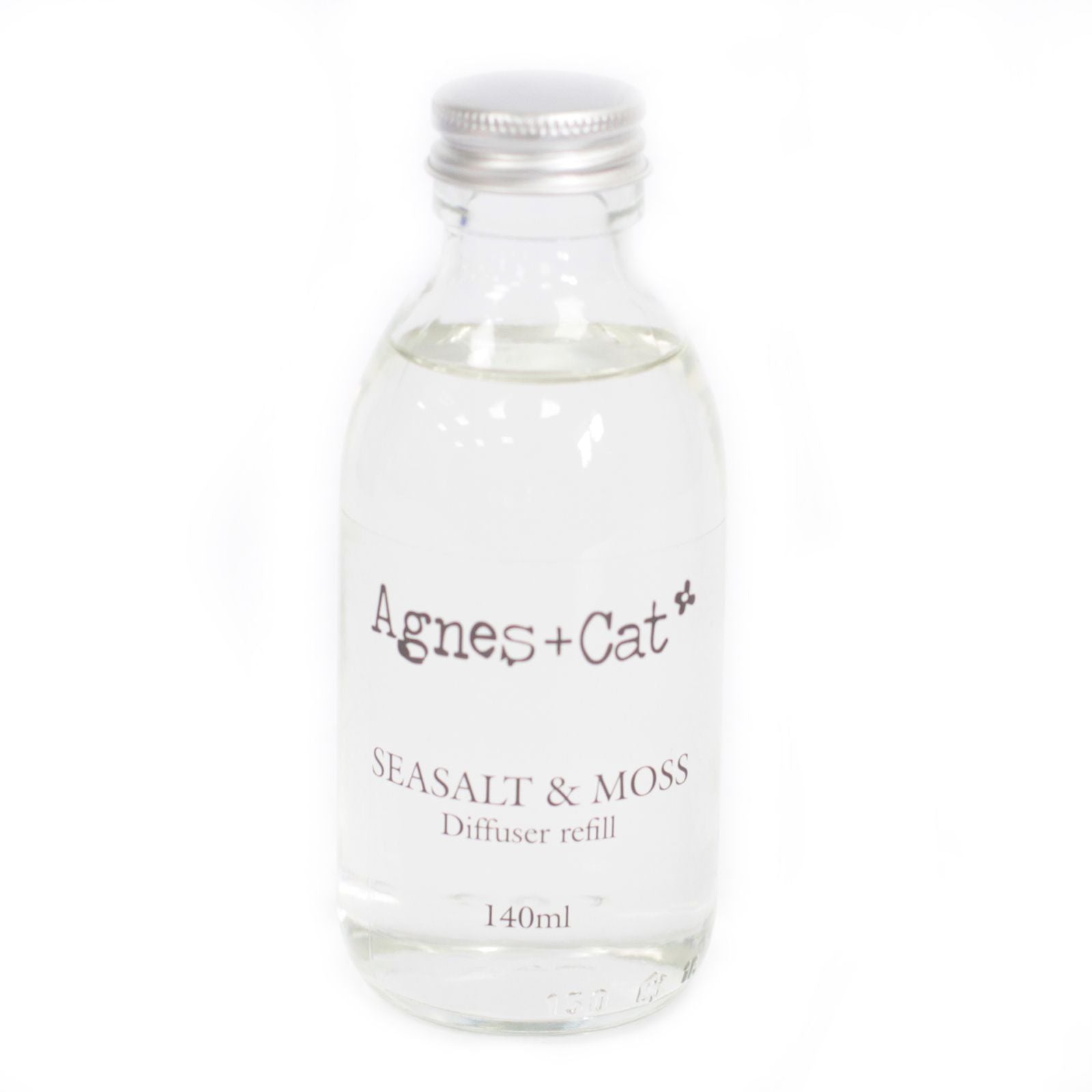 Agnes + Cat Reed Diffuser Refill - Seasalt and Moss 150ml – packaging