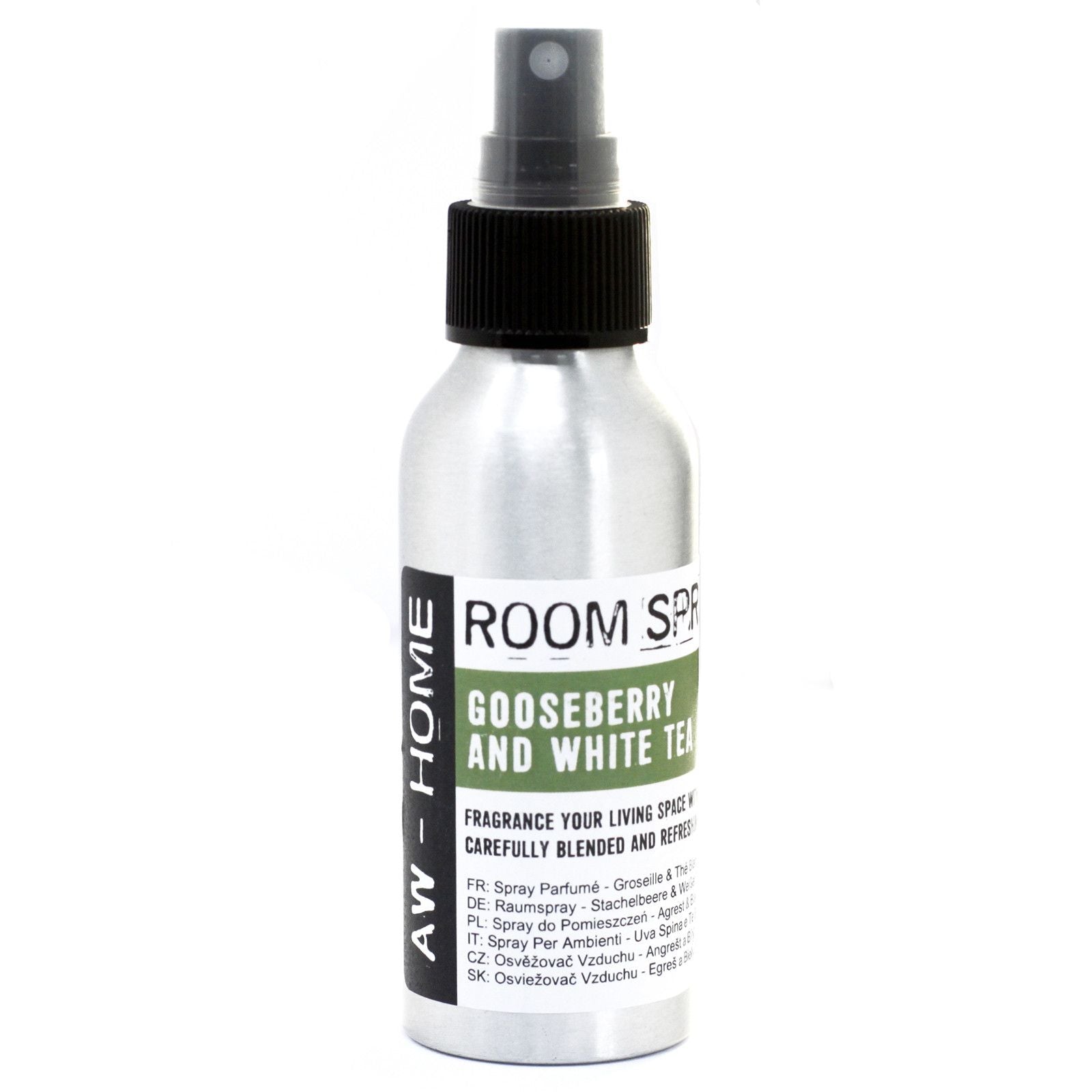 100ml Room Spray - Gooseberry & White Tea | Auro & Co