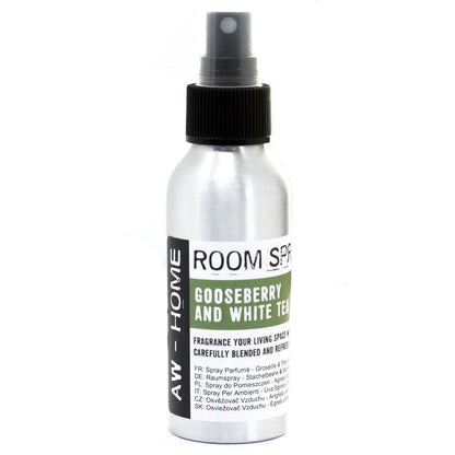 100ml Room Spray - Gooseberry & White Tea | Auro & Co