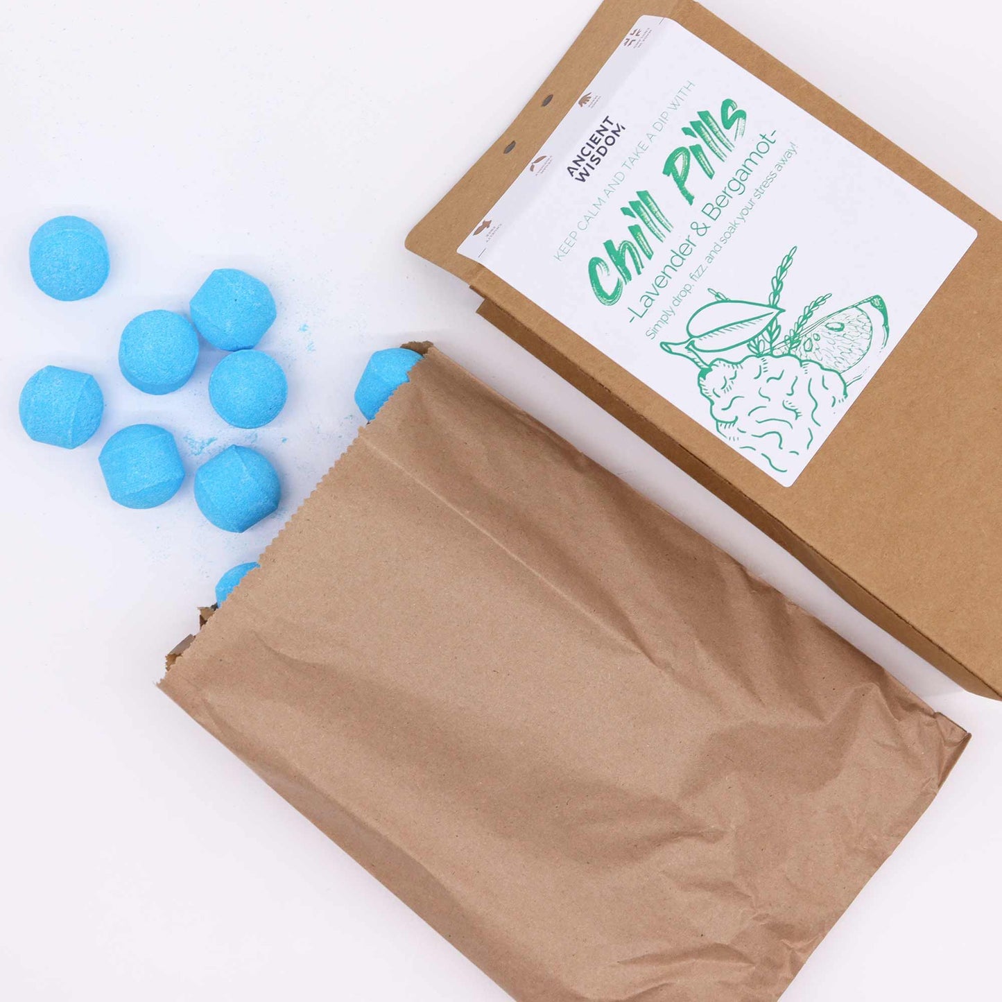 Chill Pills Gift Pack 350g - Lavender & Bergamot – detail view