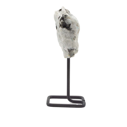 Rainbow Moonstone Mineral Specimen on Stand
