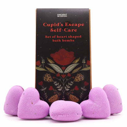 Cupids Escape Self Care Bath Heart Gift Set | Auro & Co