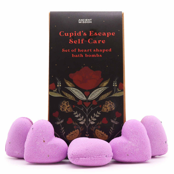 Cupids Escape Self Care Bath Heart Gift Set | Auro & Co