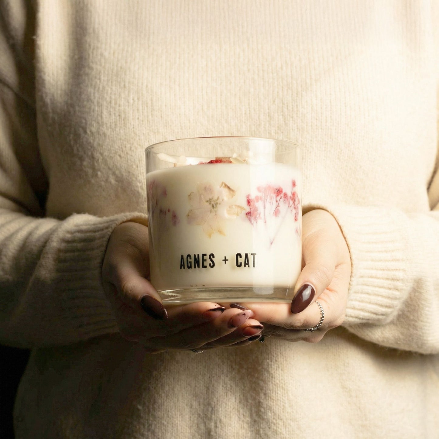 Agnes + Cat Botanical Soy Wax Candle - Rydal Oudh – product image 8