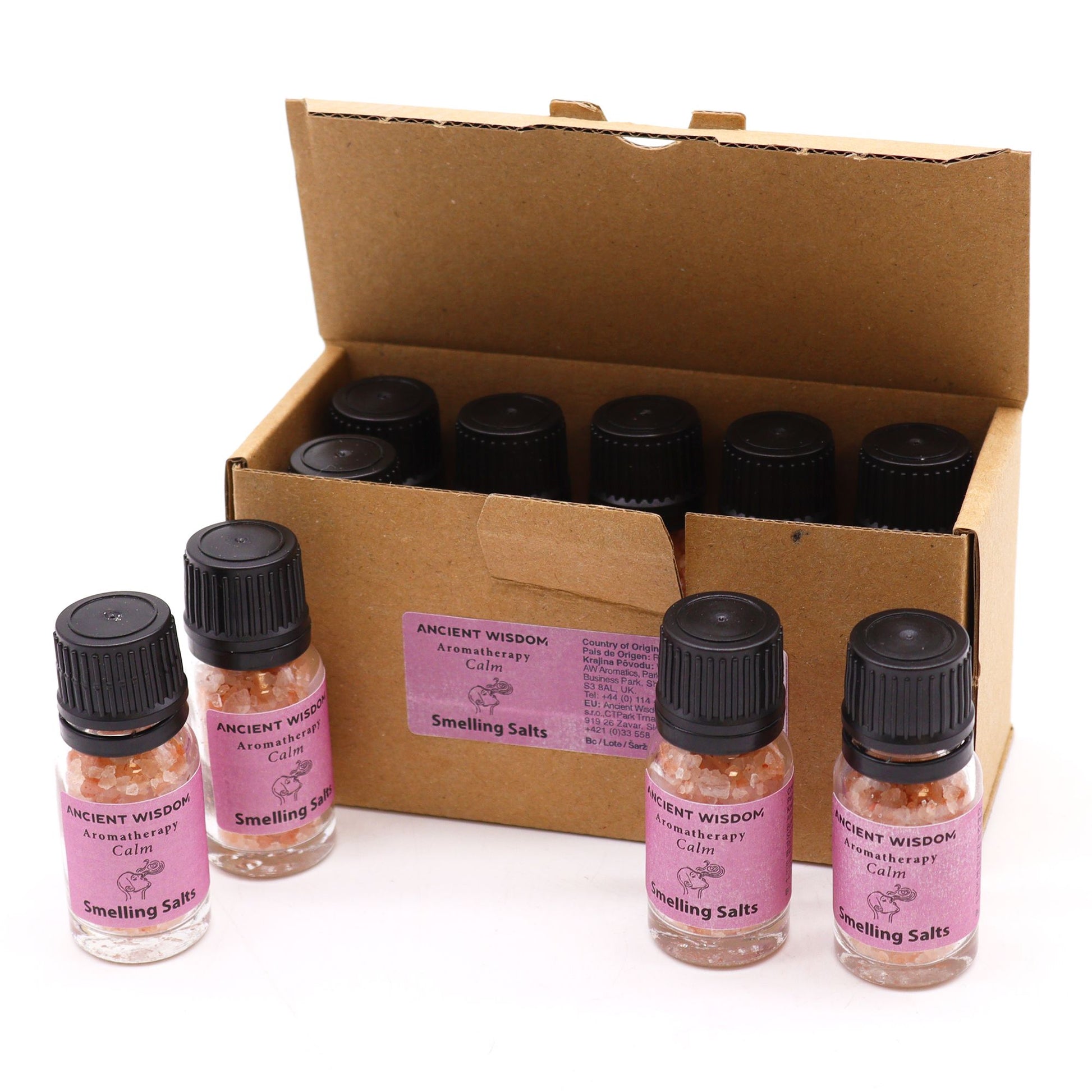 Calm Aromatherapy Smelling Salt – detail view