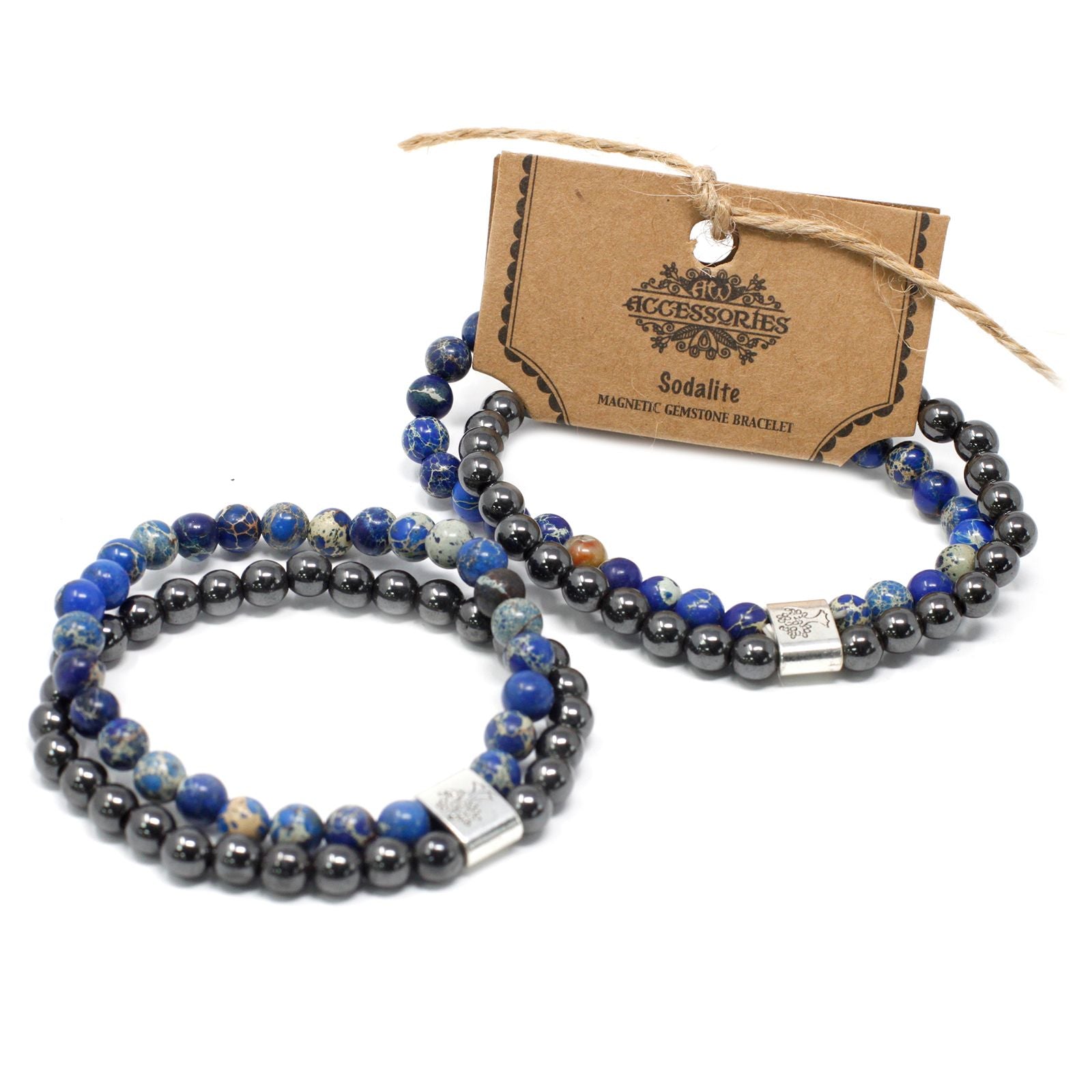 Magnetic Gemstone Bracelet - Sodalite – packaging