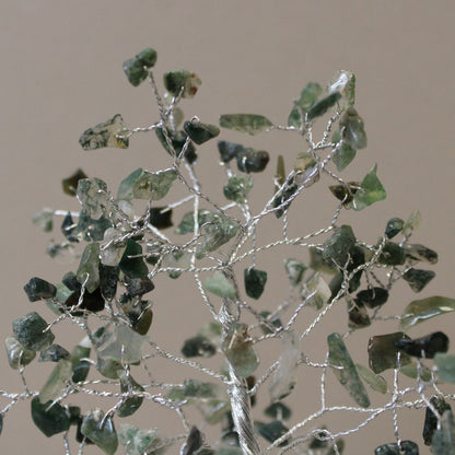 Gemstone Tree with Organite Base - 160 Stone - Moss Agate – lifestyle shot