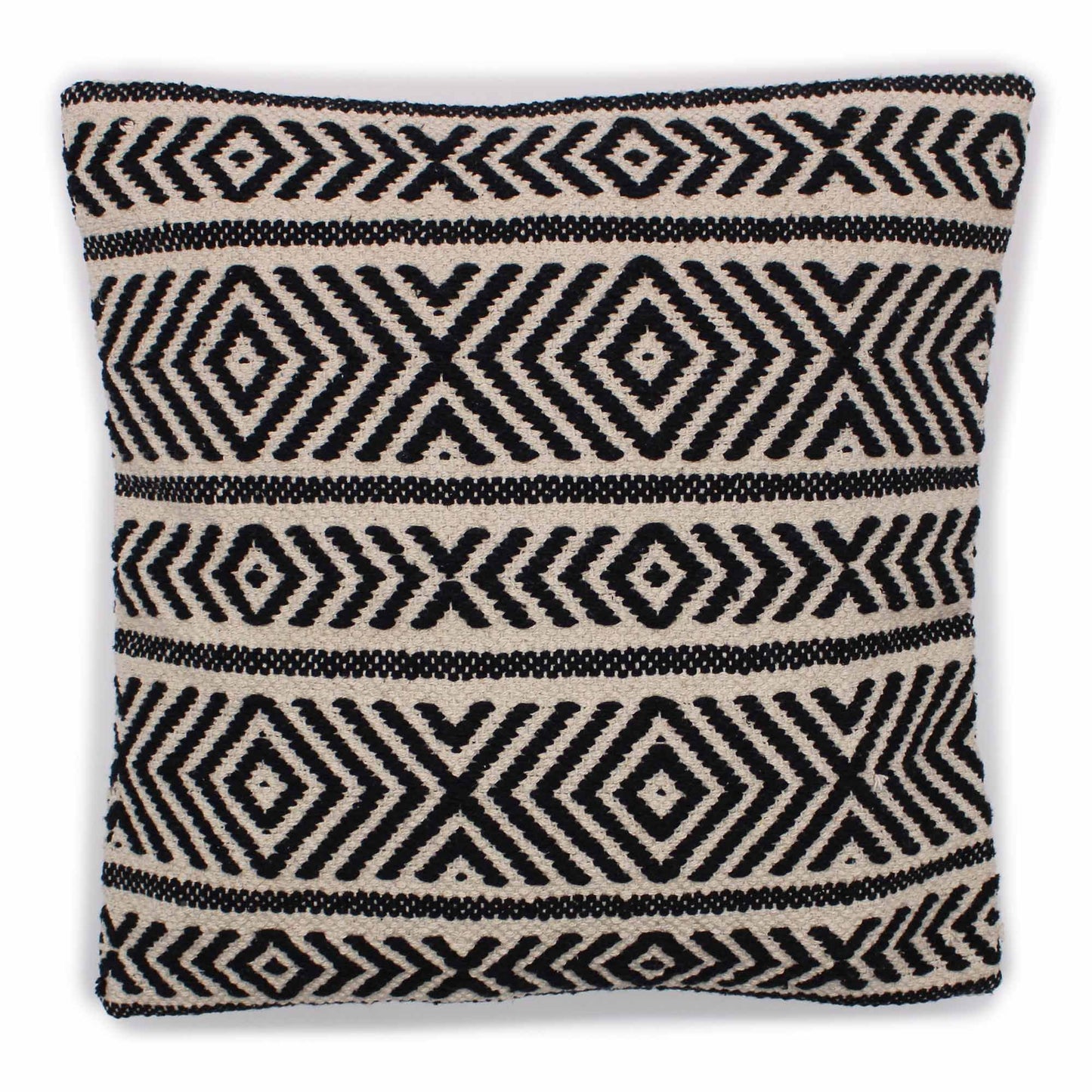 Nomadic Tribal Geometry Cushion Cover – 45x45 cm | Auro & Co