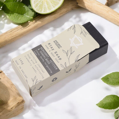 Bergamot & Sandalwood Klay Soap, Fuller's Earth Bar