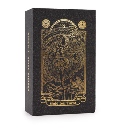Gold Foil Tarot Set with Book - Gift Box | Auro & Co