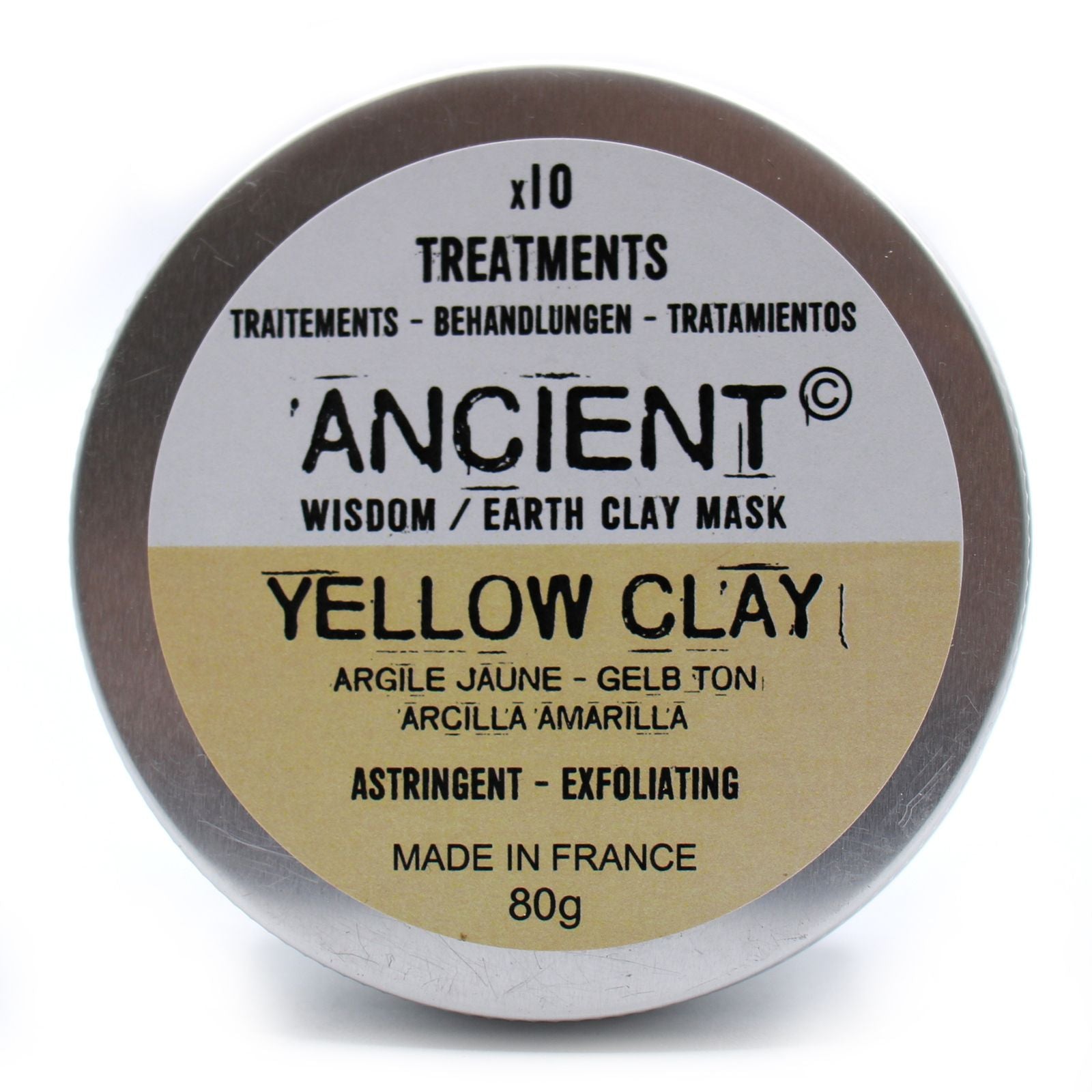 Yellow Clay 80g – detail view