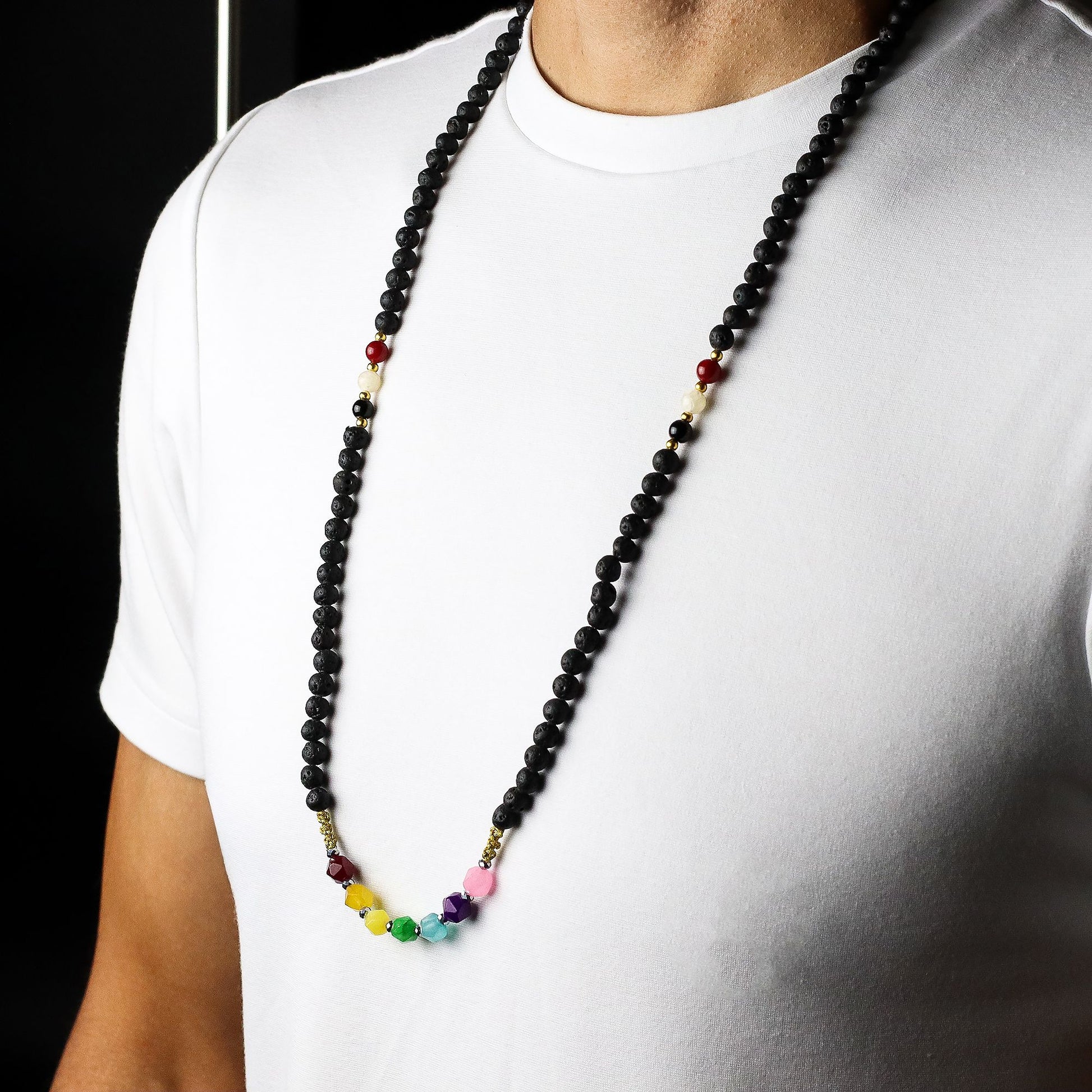 Essence of the Volcano Necklace - Emotional Healing – detail view
