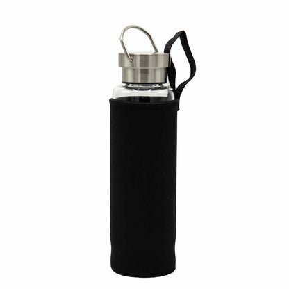 Crystal Infused Glass Water Bottle - Relaxing Amethyst - Obelisk – packaging