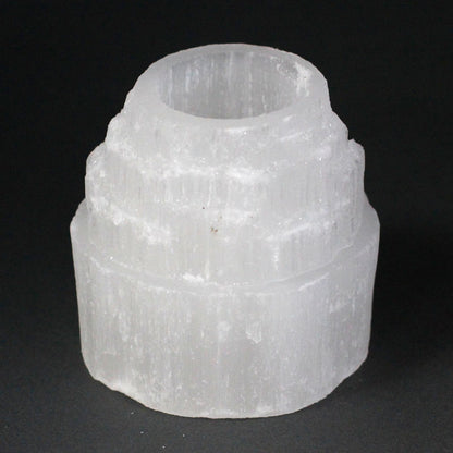 Selenite Mountain Top Candle Holder - 8 cm – packaging