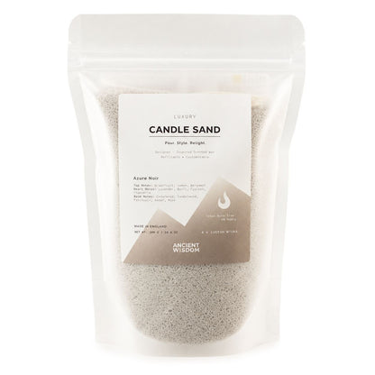 Azure Noir Candle Sand - Warm Grey, 300g