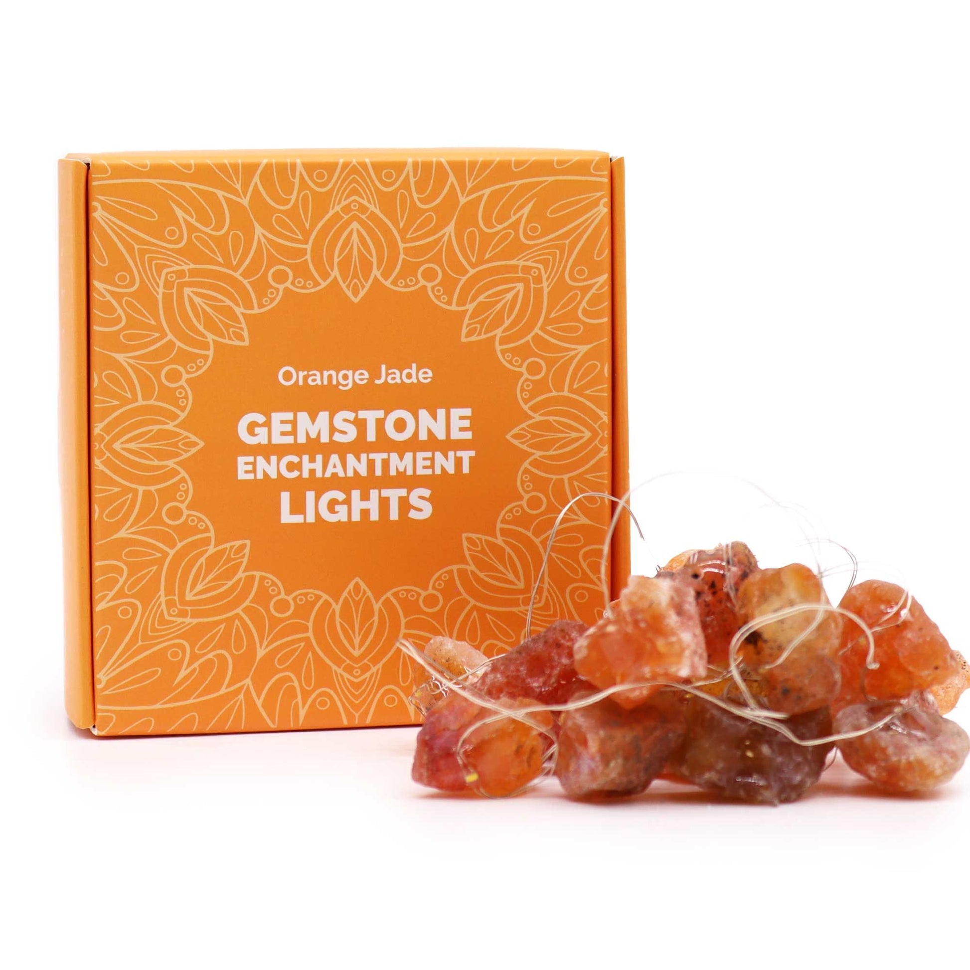 Gemstone Enchantment Lights - Orange Jade | Auro & Co