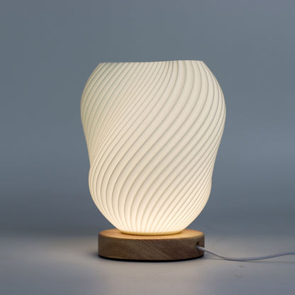 New Wave Lamp - USB - 3 settings - Shell Twisted – packaging
