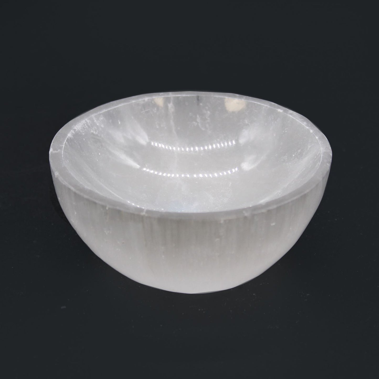 Selenite Round Bowl - 8cm – lifestyle shot