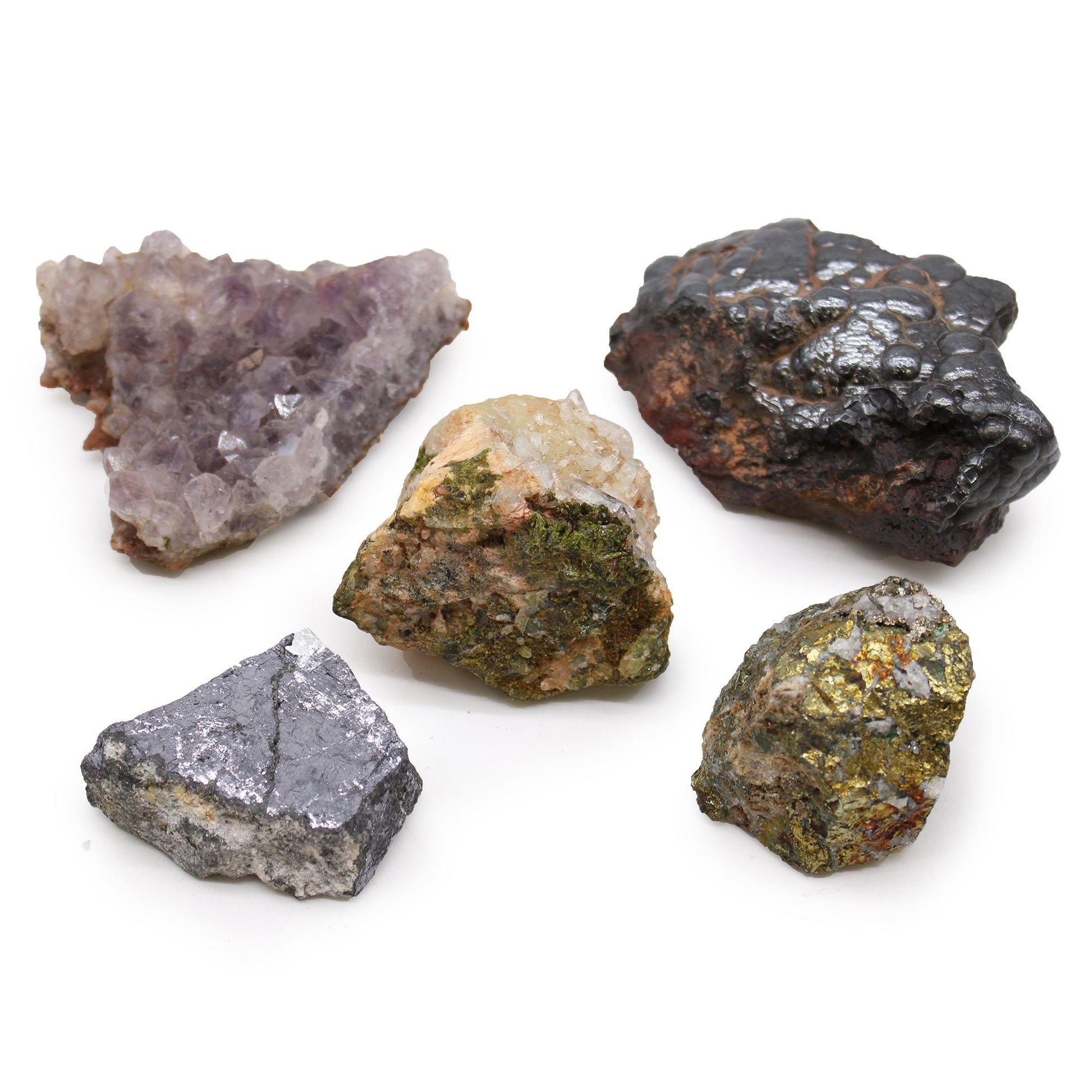 Rare Mineral Specimens - Pack of 5 - Mix 2 | Auro & Co