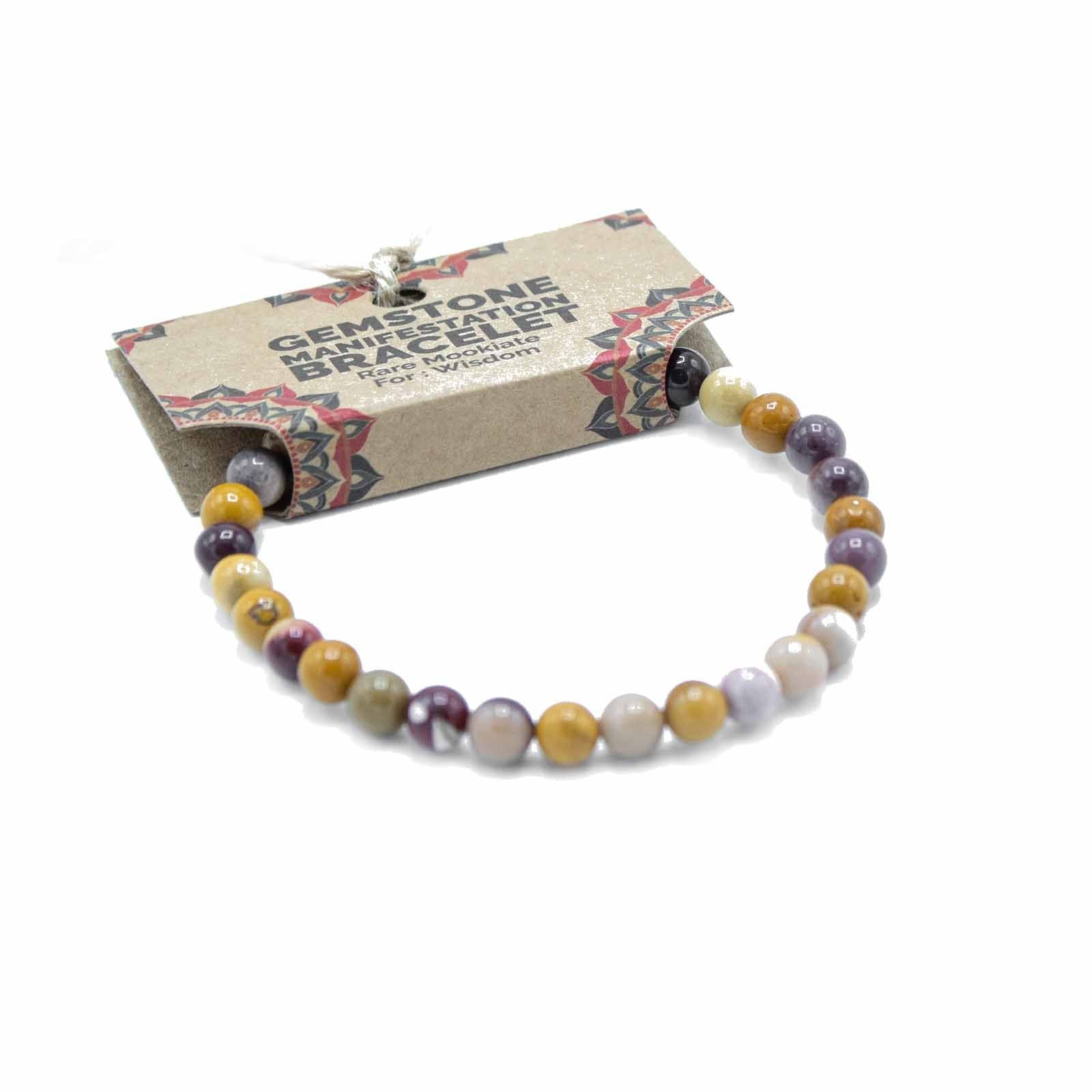 Gemstone Manifestation Bracelet - Rare Mookiate - Wisdom | Auro & Co