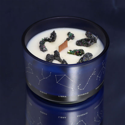 Gemini Zodiac Crystal Candle Set – product image 6