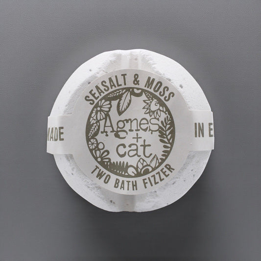 Sea Salt & Moss Bath Fizzer | Agnes + Cat
